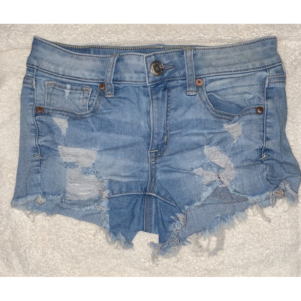 American Eagle Distressed Denim Shorts
